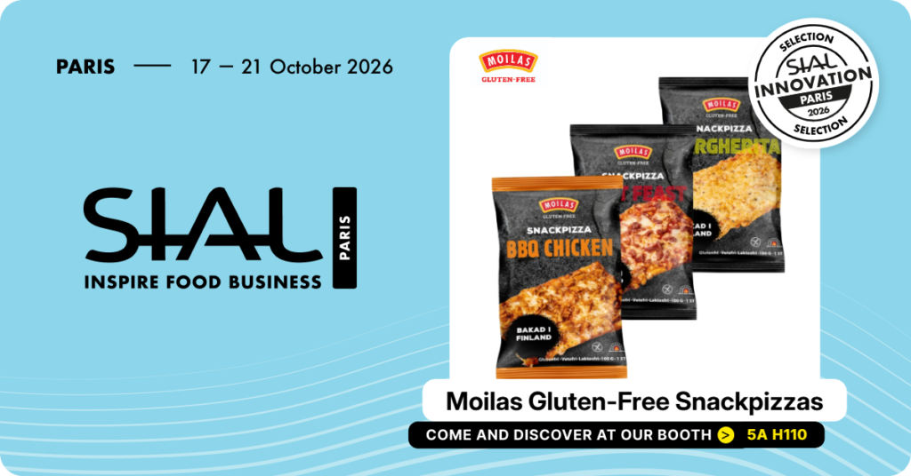 SIAL Innovation Selection 2026: Moilas Snackpizzas och triangelsmörgåsar